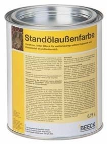 Beeck Standölfarbe aussen Seidenglanz  0,75 l