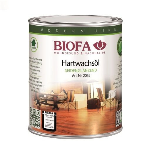 BIOFA Hartwachsöl, seidenglänzend 375 ml