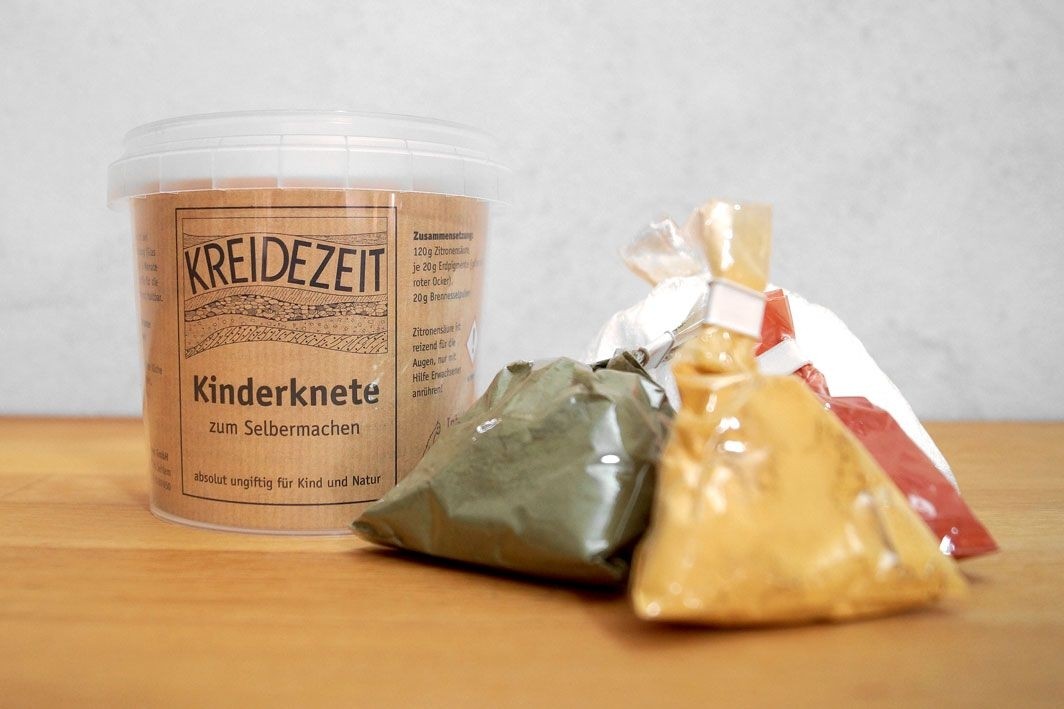 Kreidezeit Kinderknete zum Selbermachen