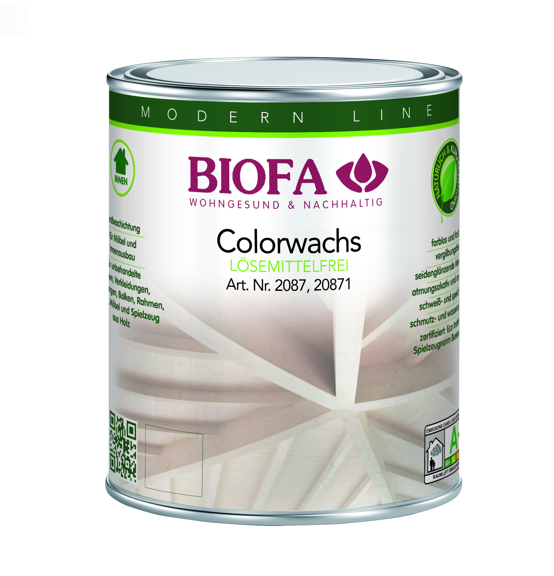 Biofa Colorwachs farblos lösemittelfrei 0,375 l