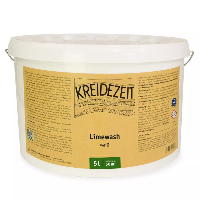 Kreidezeit Limewash weiß 5 l NEU