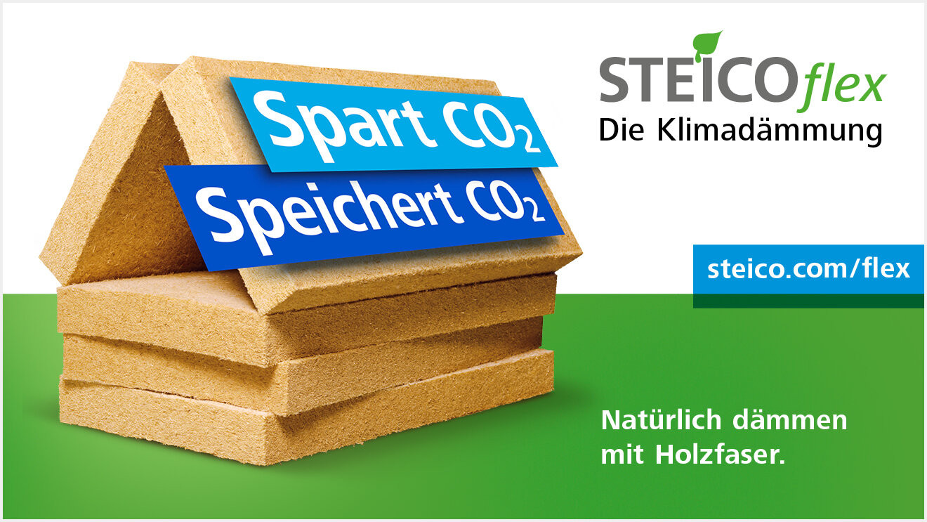 STEICO flex 140 mm 038 - flexible Holzfaserdämmung