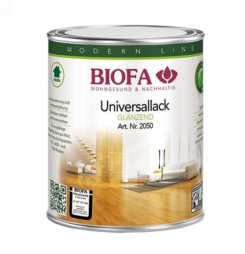 BIOFA Universallack, transparent, glänzend 1 l