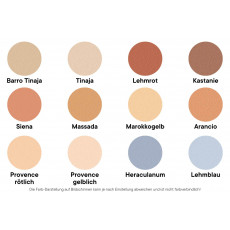 Conluto Lehmfarbe 5 kg - 36 Farbtöne 