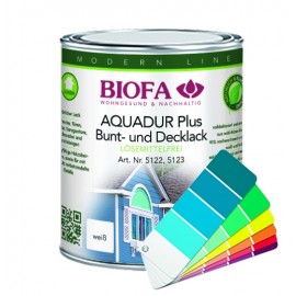 BIOFA VERNILUX Aqua Decklack farbig außen, seidenglänzend, lösemittelfrei 1 l