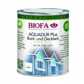 BIOFA VERNILUX Aqua Decklack außen, weiß, seidenglänzend, lösemittelfrei 2,5 l