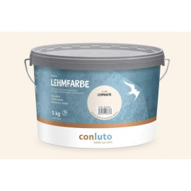 Conluto Lehmfarbe 1 kg trocken Lehmweiß