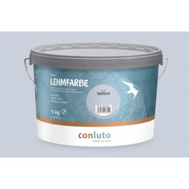 Conluto Lehmfarbe 5 kg -Taufblau