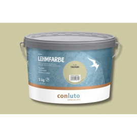 Conluto Lehmfarbe 1 kg trocken Tongrün