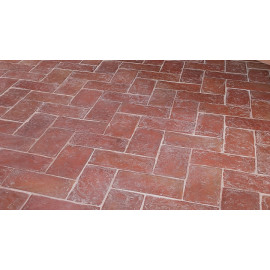 Natuno Terracotta sandrot mit grauer Verfugung