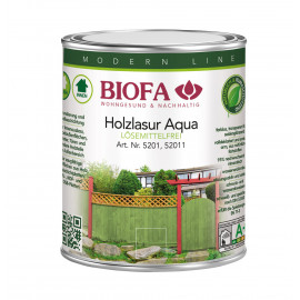 Biofa Holzlasur Aqua farblos für innen, lösemittelfrei 1 l
