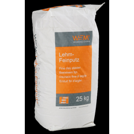 WEM Lehm Feinputz 25 Kg