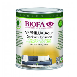 VERNILUX Aqua Decklack für innen seidenmatt weiß lösemittelfrei 1 l