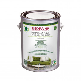 VERNILUX Aqua Decklack für innen seidenglänzend weiß lösemittelfrei 2,5 l