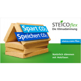 STEICO flex 140 mm 038 - flexible Holzfaserdämmung