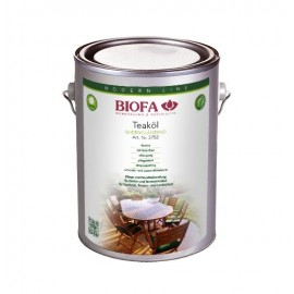 BIOFA Teaköl für Gartenmöbel aus Holz 2,5 l